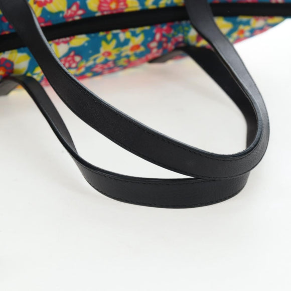 PRADA Tote Bag Nylon 2way Multicolor Silver Auth 191457A