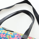 PRADA Tote Bag Nylon 2way Multicolor Silver Auth 191457A-14