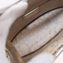 Christian Dior Hand Bag Velor Brown Silver Auth 191459A-17