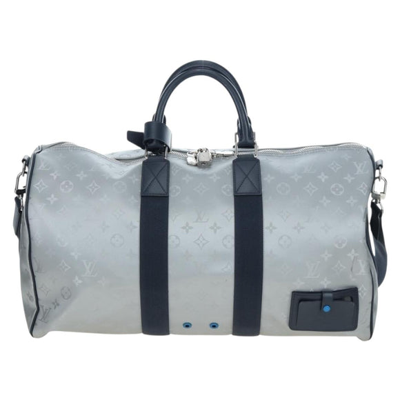 LOUIS VUITTON Monogram Satellite Keepall Bandouliere 50 Bag M44170 Auth 191460M