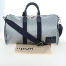 LOUIS VUITTON Monogram Satellite Keepall Bandouliere 50 Bag M44170 Auth 191460M-12
