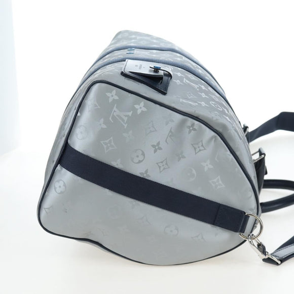 LOUIS VUITTON Monogram Satellite Keepall Bandouliere 50 Bag M44170 Auth 191460M