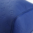 LOUIS VUITTON Monogram Taurillon Keepall Bandouliere 50 Blue Auth 191461SM-19