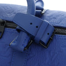 LOUIS VUITTON Monogram Taurillon Keepall Bandouliere 50 Blue Auth 191461SM-20