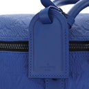 LOUIS VUITTON Monogram Taurillon Keepall Bandouliere 50 Blue Auth 191461SM-21
