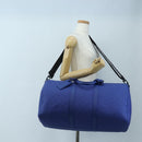 LOUIS VUITTON Monogram Taurillon Keepall Bandouliere 50 Blue Auth 191461SM-28