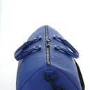 LOUIS VUITTON Monogram Taurillon Keepall Bandouliere 50 Blue Auth 191461SM-6