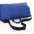 LOUIS VUITTON Monogram Taurillon Keepall Bandouliere 50 Blue Auth 191461SM-8