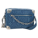 LOUIS VUITTON Monogram Mini Soft Trunk Bag Blue M21368 LV Auth 191462SAM-1