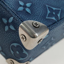 LOUIS VUITTON Monogram Mini Soft Trunk Bag Blue M21368 LV Auth 191462SAM-12