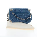 LOUIS VUITTON Monogram Mini Soft Trunk Bag Blue M21368 LV Auth 191462SAM-23