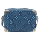 LOUIS VUITTON Monogram Mini Soft Trunk Bag Blue M21368 LV Auth 191462SAM-3