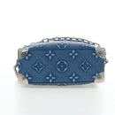 LOUIS VUITTON Monogram Mini Soft Trunk Bag Blue M21368 LV Auth 191462SAM-9