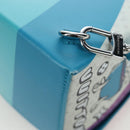 LOUIS VUITTON Monogram Sandwich Box Hand Bag Blue M82029 LV Auth 191465SAM-19