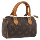 LOUIS VUITTON Monogram Mini Speedy Hand Bag M41534 LV Auth 191467-1