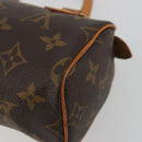 LOUIS VUITTON Monogram Mini Speedy Hand Bag M41534 LV Auth 191467-15