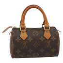 LOUIS VUITTON Monogram Mini Speedy Hand Bag M41534 LV Auth 191467-2