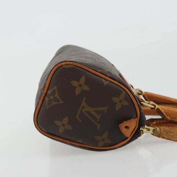 LOUIS VUITTON Monogram Mini Speedy Hand Bag M41534 LV Auth 191467