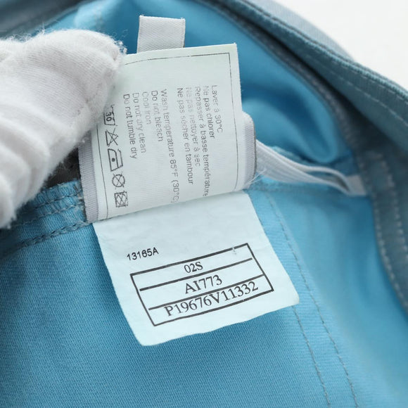 CHANEL Pants Jacket Denim Setup Light Blue CC Auth 191468SM