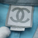 CHANEL Pants Jacket Denim Setup Light Blue CC Auth 191468SM-23
