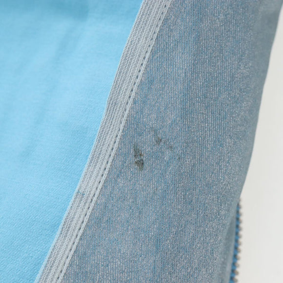 CHANEL Pants Jacket Denim Setup Light Blue CC Auth 191468SM