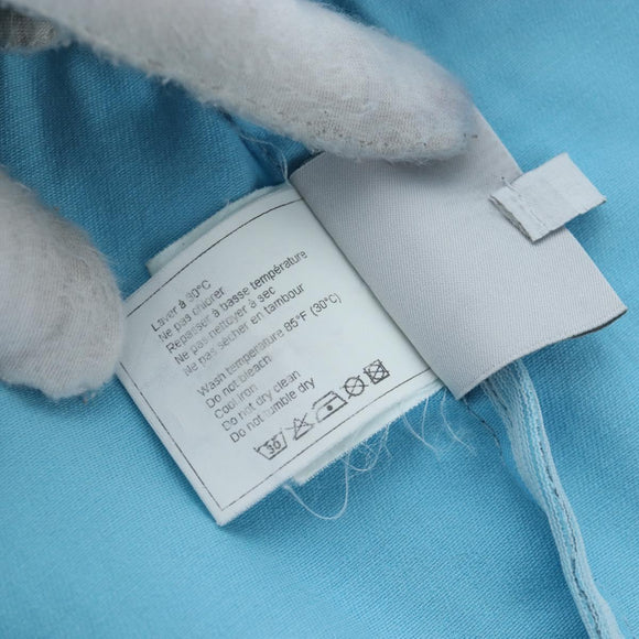 CHANEL Pants Jacket Denim Setup Light Blue CC Auth 191468SM
