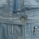 CHANEL Pants Jacket Denim Setup Light Blue CC Auth 191468SM-9