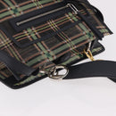 FENDI Hand Bag Mesh 2way Navy Silver Gold Auth 191470M-6