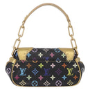 LOUIS VUITTON Monogram Multicolor Marilyn Bag Black M40207 LV Auth 191474V-2
