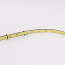 Chloe Nile Small Minodiaire Hand Bag Leather 2way Yellow Gold Auth 191477A-14