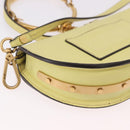 Chloe Nile Small Minodiaire Hand Bag Leather 2way Yellow Gold Auth 191477A-16