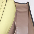 Chloe Nile Small Minodiaire Hand Bag Leather 2way Yellow Gold Auth 191477A-20