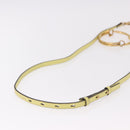 Chloe Nile Small Minodiaire Hand Bag Leather 2way Yellow Gold Auth 191477A-9