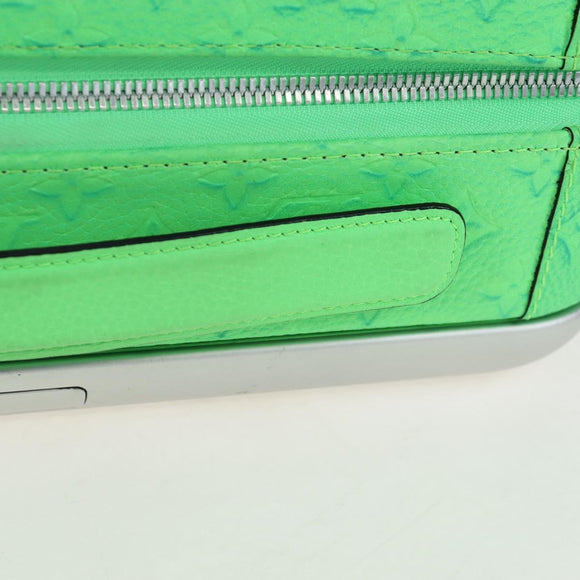 LOUIS VUITTON Taurillon Clemence Illusion Horizon 50 Suitcase Auth 191482SM