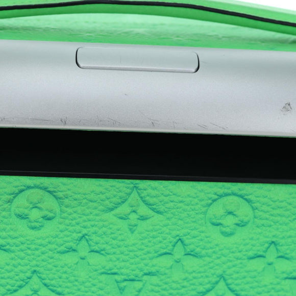 LOUIS VUITTON Taurillon Clemence Illusion Horizon 50 Suitcase Auth 191482SM