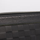 LOUIS VUITTON Damier Infini Pochette Discovery Black N60112 LV Auth 191488-8
