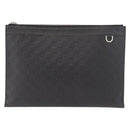 LOUIS VUITTON Damier Infini Pochette Discovery Black N60112 LV Auth 191488-13