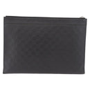 LOUIS VUITTON Damier Infini Pochette Discovery Black N60112 LV Auth 191488-2