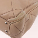 Salvatore Ferragamo Hand Bag Leather Pink Silver Auth 191491-16
