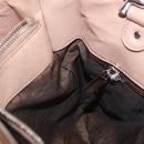 Salvatore Ferragamo Hand Bag Leather Pink Silver Auth 191491-19