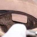 Salvatore Ferragamo Hand Bag Leather Pink Silver Auth 191491-12