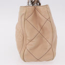 Salvatore Ferragamo Hand Bag Leather Pink Silver Auth 191491-3