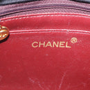 CHANEL Mini Matelasse 17 Chain Shoulder Bag Cotton Black Gold CC Auth 191494A-19