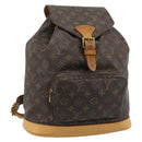 LOUIS VUITTON Monogram Montsouris GM Backpack M51135 LV Auth 191496-1