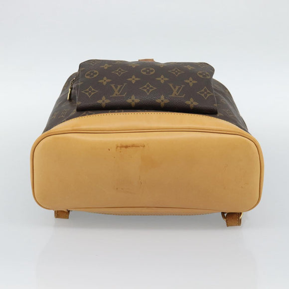 LOUIS VUITTON Monogram Montsouris GM Backpack M51135 LV Auth 191496