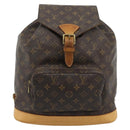 LOUIS VUITTON Monogram Montsouris GM Backpack M51135 LV Auth 191496-2
