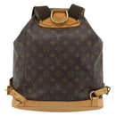 LOUIS VUITTON Monogram Montsouris GM Backpack M51135 LV Auth 191496-3