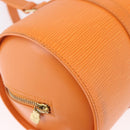 LOUIS VUITTON Epi Soufflot Hand Bag Orange M5222H LV Auth 191497A-10