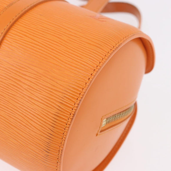 LOUIS VUITTON Epi Soufflot Hand Bag Orange M5222H LV Auth 191497A