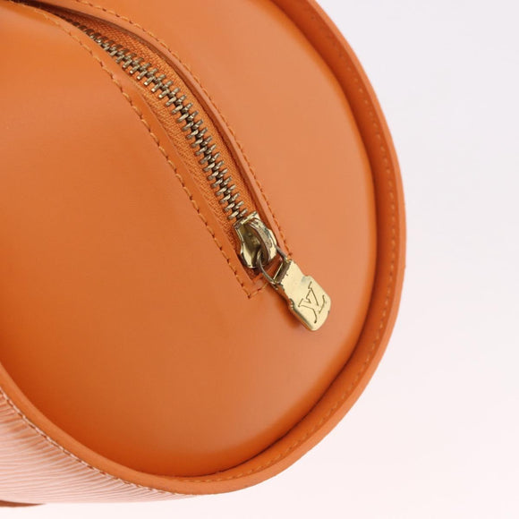 LOUIS VUITTON Epi Soufflot Hand Bag Orange M5222H LV Auth 191497A